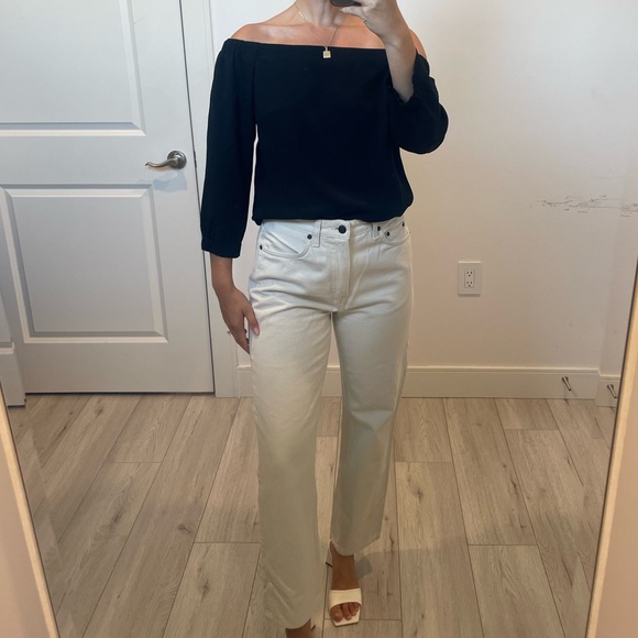 Babaton Aritzia Off Shoulder Blouse - Picture 5 of 12